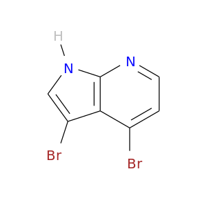 Brc1ccnc2c1c(Br)c[nH]2