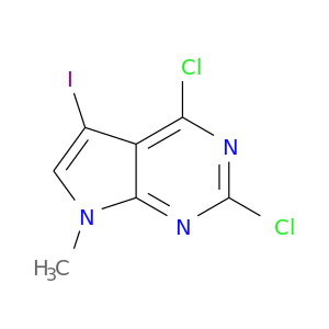 Clc1nc(Cl)c2c(n1)n(C)cc2I