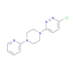 Clc1ccc(nn1)N1CCN(CC1)c1ccccn1