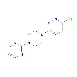 Clc1ccc(nn1)N1CCN(CC1)c1ncccn1