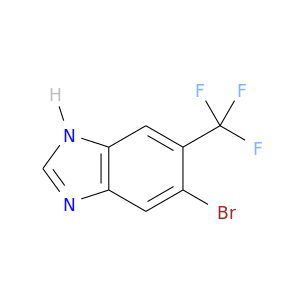Brc1cc2nc[nH]c2cc1C(F)(F)F