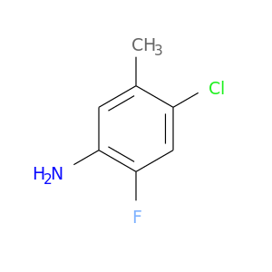Clc1cc(F)c(cc1C)N